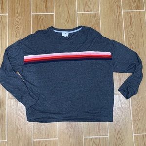 Sundry striped long sleeve shirt